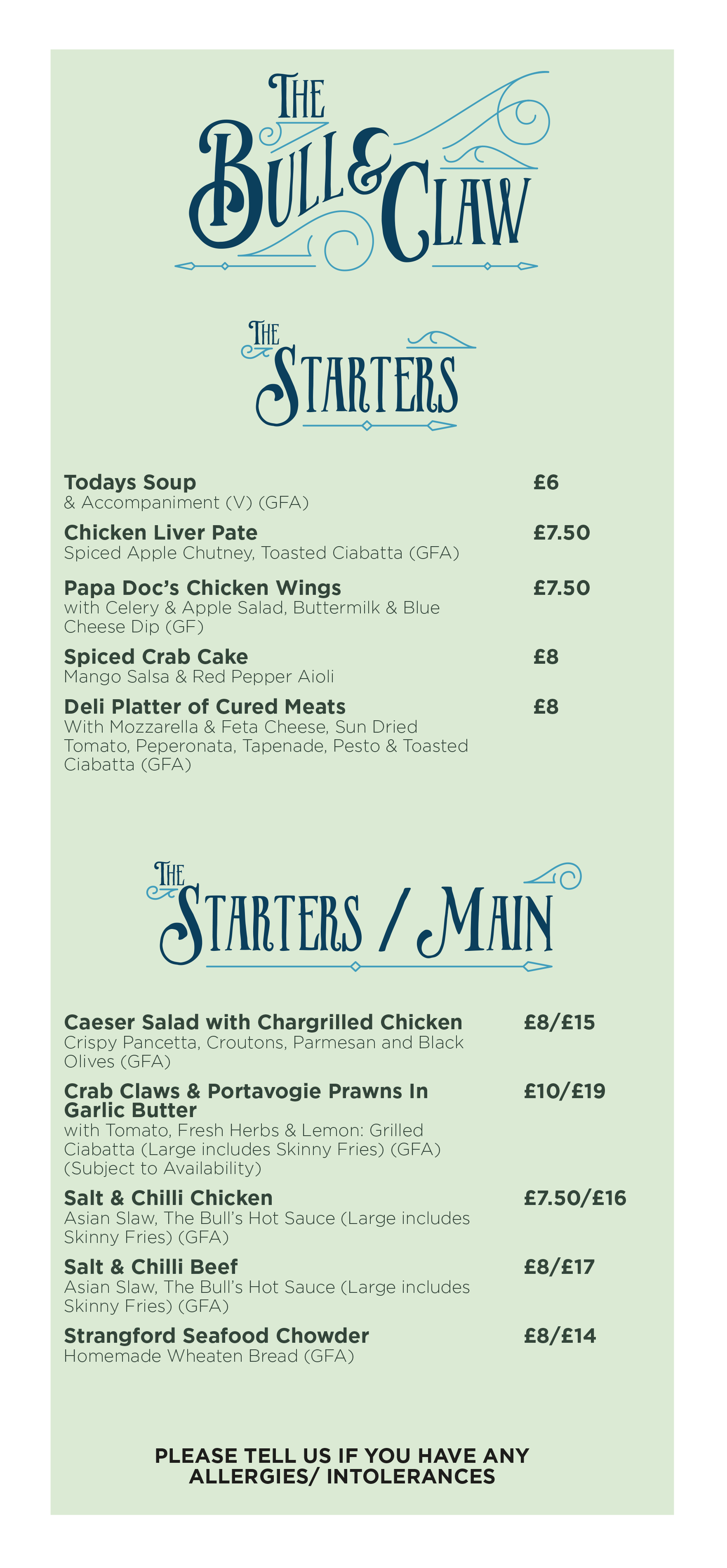 The Bull & Claw Restaurant in Newtownards, Northern Ireland