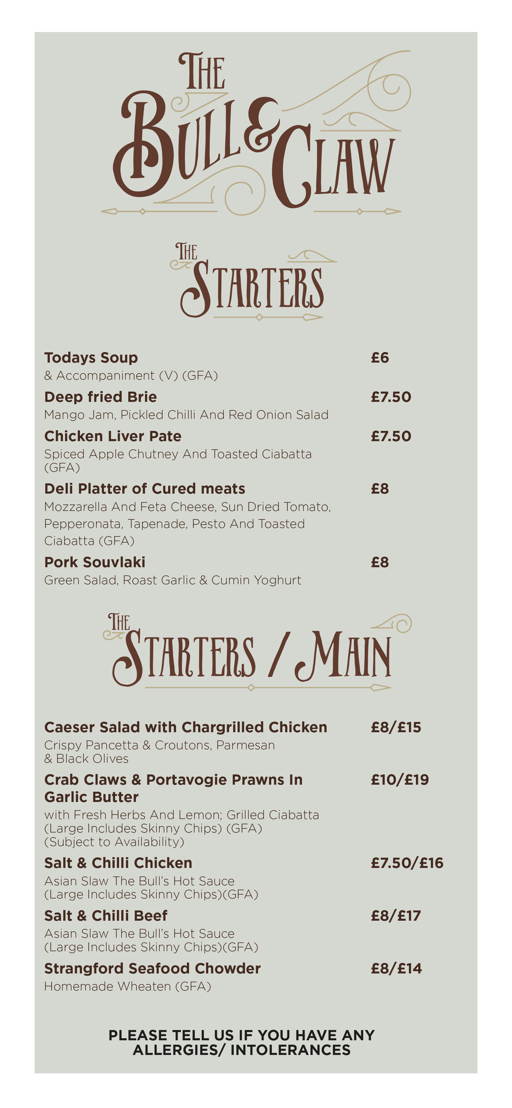 The Bull & Claw Restaurant in Donaghadee, Northern Ireland